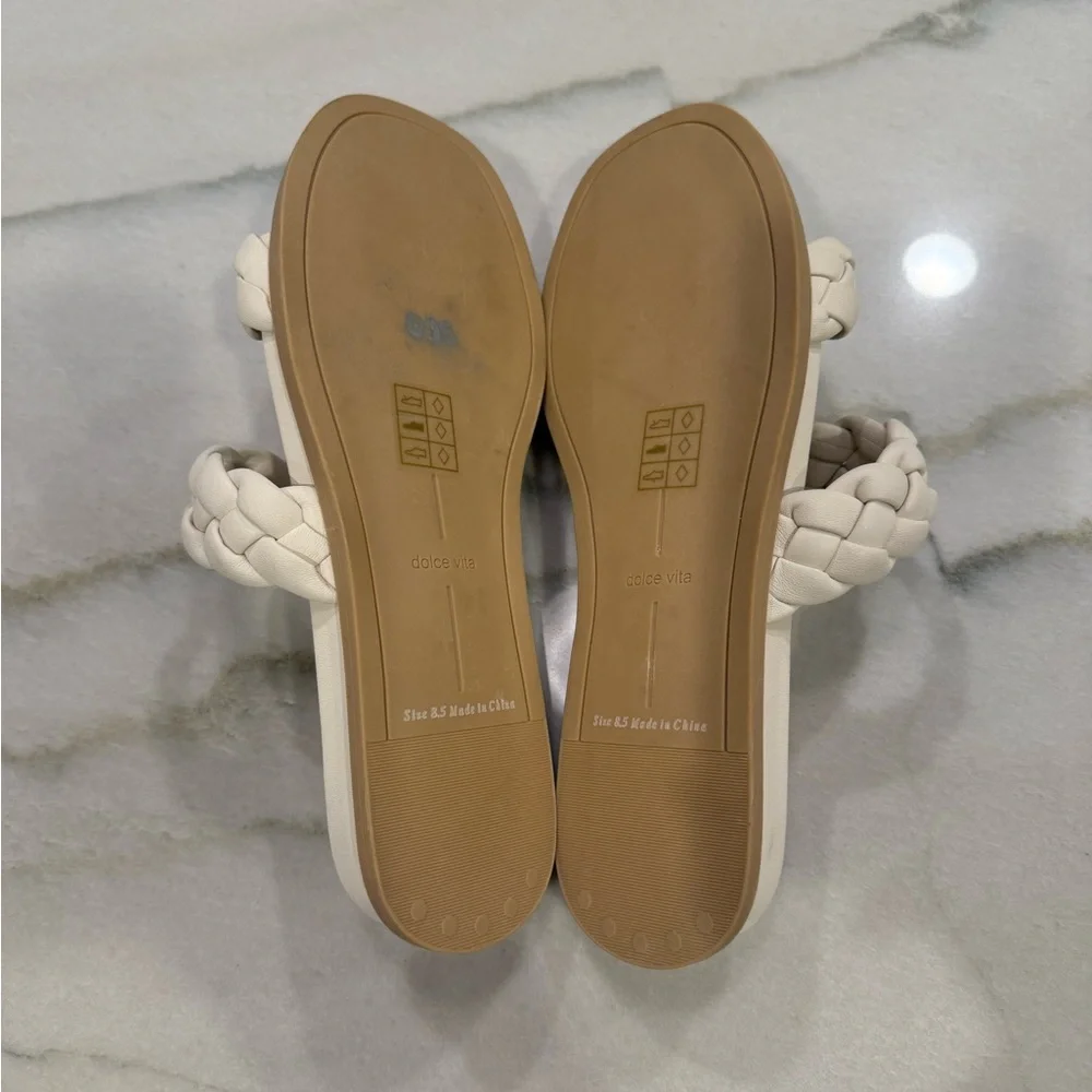 Dolce Vita Glade Slide Sandals Size 8.5 Cream - Picture 8 of 10